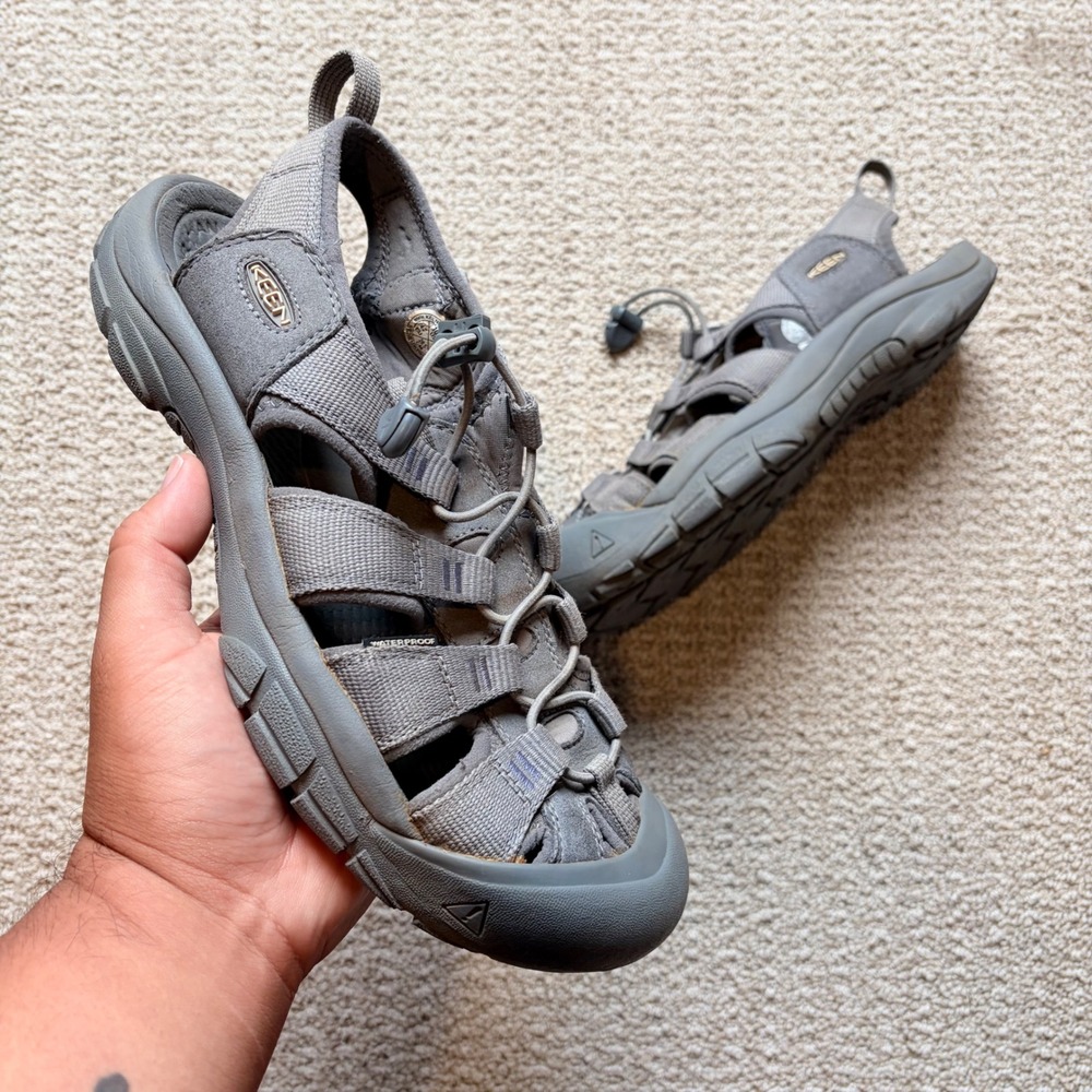 KEEN Newport H2 Mens 10.5‎ Grey Waterproof Hiking Sandals